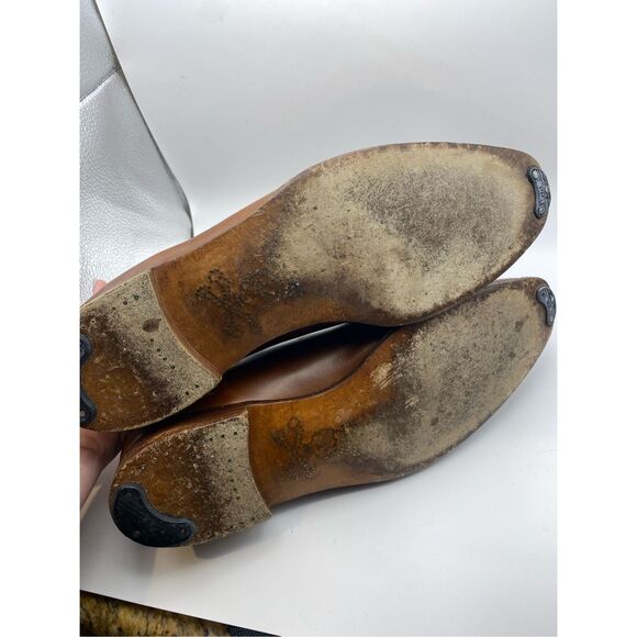 Barker black cognac brown dress shoes men’s size 11 - Picture 8 of 8